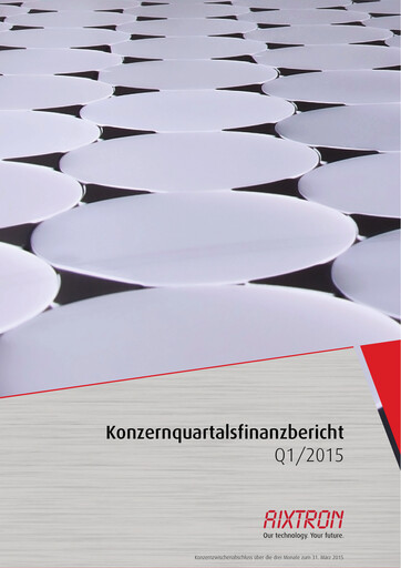 Miniature Aixtron Rapport trimestriel 2015-q1