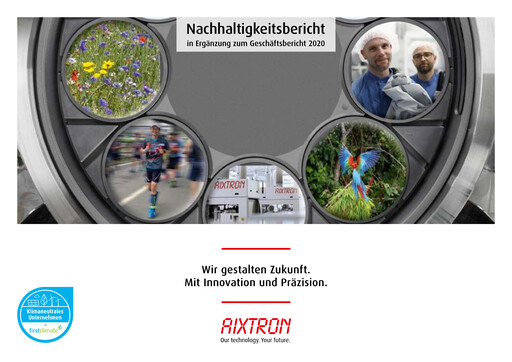 Thumbnail Aixtron Sustainability Report 2020