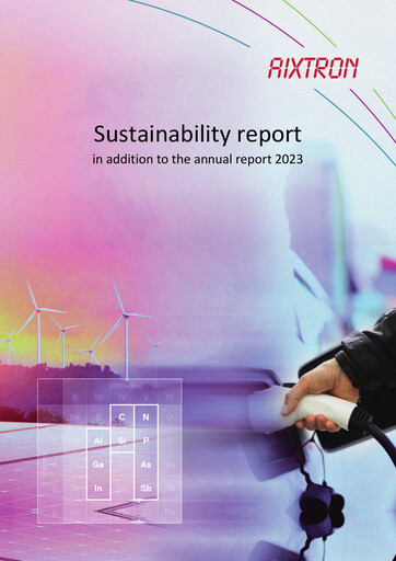 Thumbnail Aixtron Sustainability Report 2023