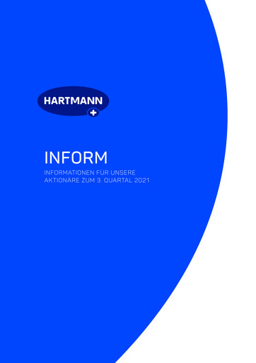 Thumbnail Paul Hartmann Quarterly Report 2021-q3