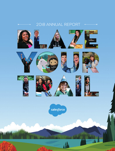 Thumbnail Salesforce Annual Report 2017-2018