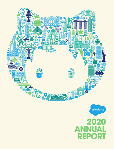 Thumbnail Salesforce Annual Report 2019-2020
