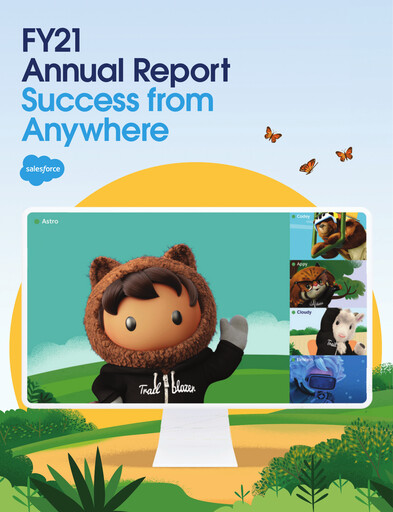 Thumbnail Salesforce Annual Report 2020-2021