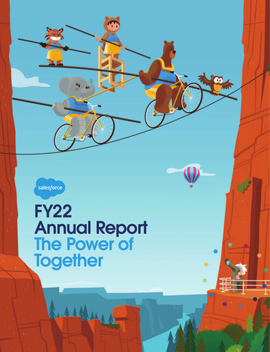 Thumbnail Salesforce Annual Report 2021-2022