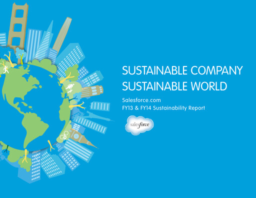 Thumbnail Salesforce Sustainability Report 2013-2014