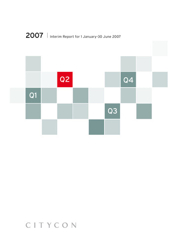 Thumbnail Citycon Half-year Report 2007