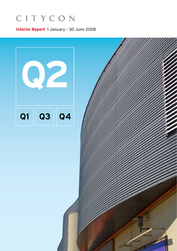 Thumbnail Citycon Half-year Report 2008