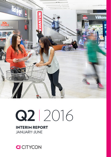 Thumbnail Citycon Half-year Report 2016