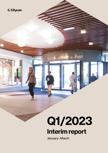 Thumbnail Citycon Quarterly Report 2023-q1