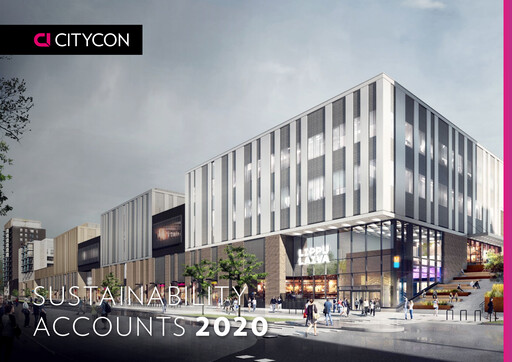 Thumbnail Citycon Sustainability Report 2020