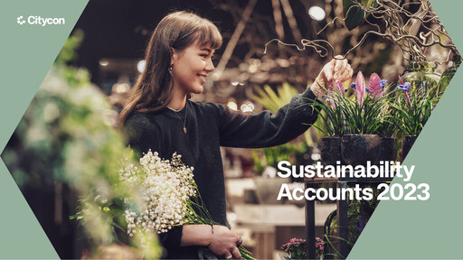 Thumbnail Citycon Sustainability Report 2023