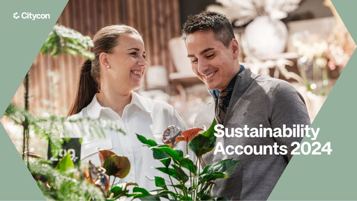 Thumbnail Citycon Sustainability Report 2024