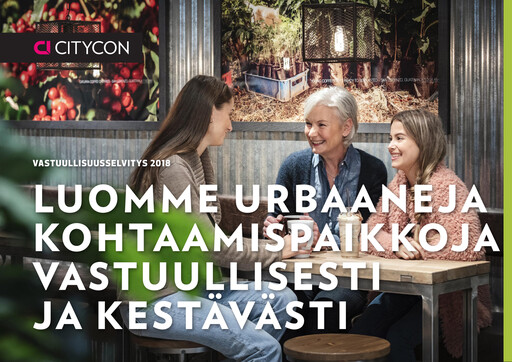 Thumbnail Citycon Sustainability Report 2018