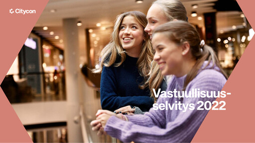 Thumbnail Citycon Sustainability Report 2022