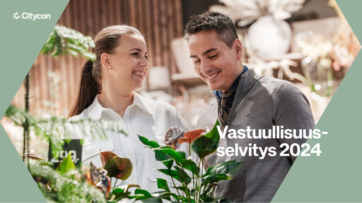 Thumbnail Citycon Sustainability Report 2024