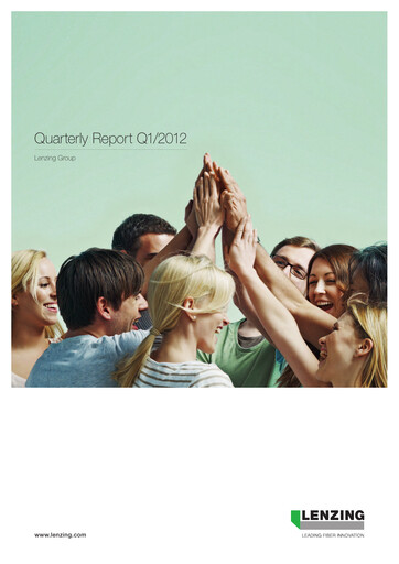 Thumbnail Lenzing

 Quarterly Report 2012-q1