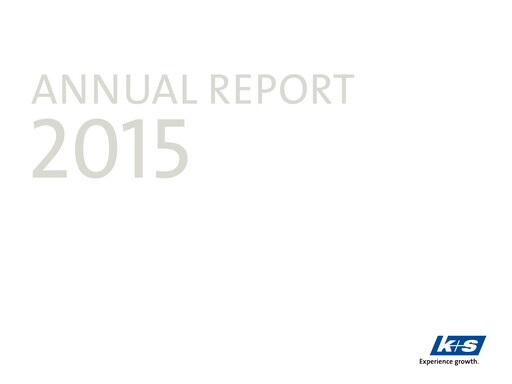 Thumbnail K+S
 Annual Report 2015