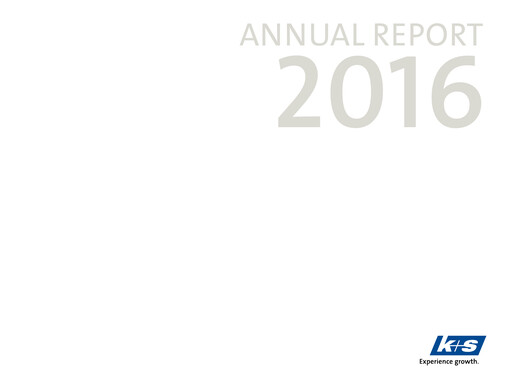 Thumbnail K+S
 Annual Report 2016