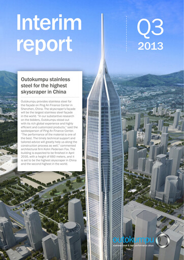 Thumbnail Outokumpu Quarterly Report 2013-q3