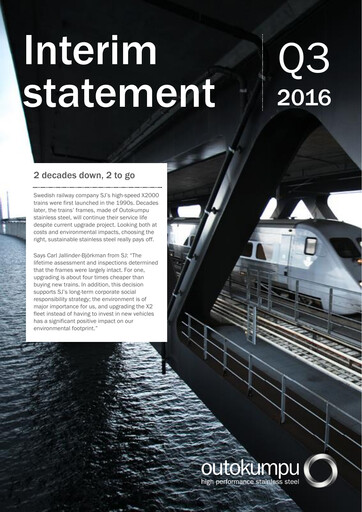 Thumbnail Outokumpu Quarterly Report 2016-q3