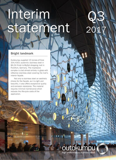Thumbnail Outokumpu Quarterly Report 2017-q3