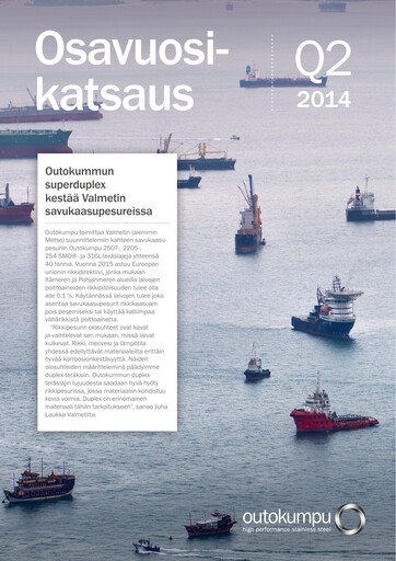 Vorschaubild Outokumpu Quartalsbericht 2014-q2