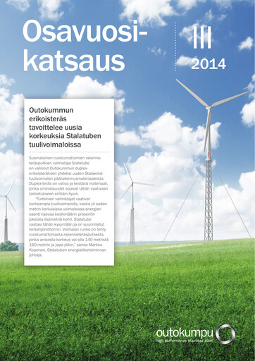 Vorschaubild Outokumpu Quartalsbericht 2014-q3