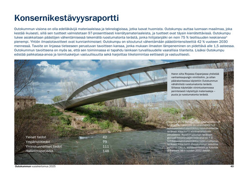 Thumbnail Outokumpu Sustainability Report 2025