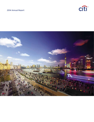 Thumbnail Citigroup Annual Report 2014