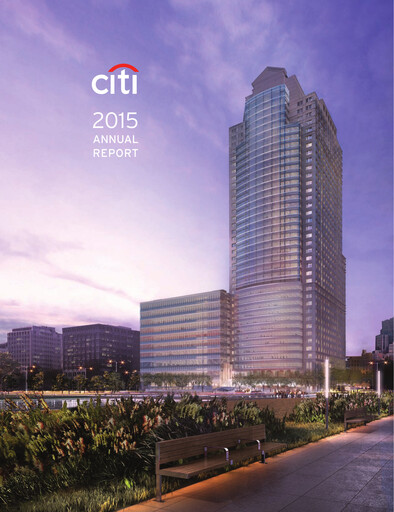 Thumbnail Citigroup Annual Report 2015