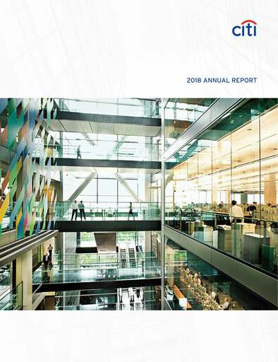Thumbnail Citigroup Annual Report 2018