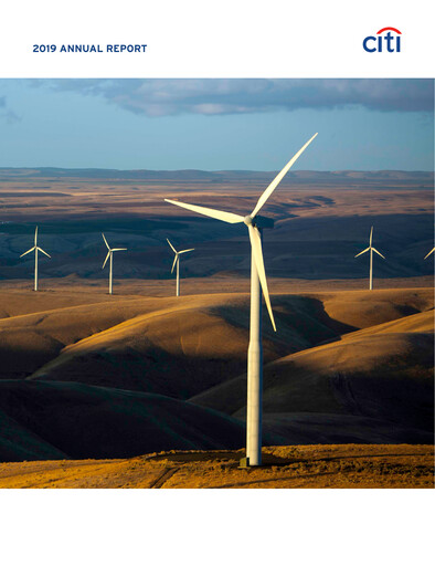 Thumbnail Citigroup Annual Report 2019