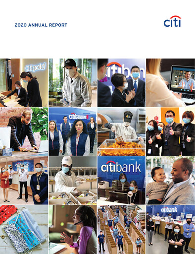 Thumbnail Citigroup Annual Report 2020