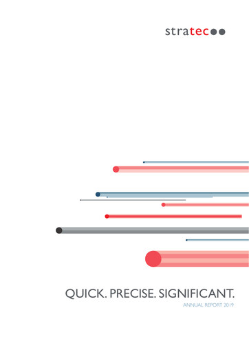 Miniature STRATEC Rapport annuel 2019