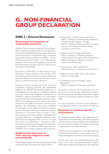 Thumbnail STRATEC ESG Report 2025