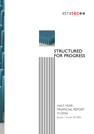 Thumbnail STRATEC Half-year Report 2026-h1