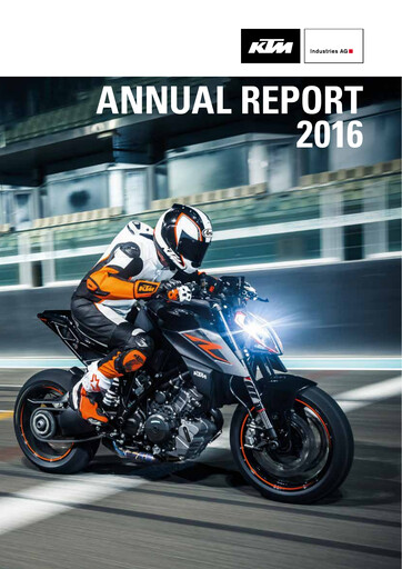 Thumbnail PIERER Mobility
 Annual Report 2016