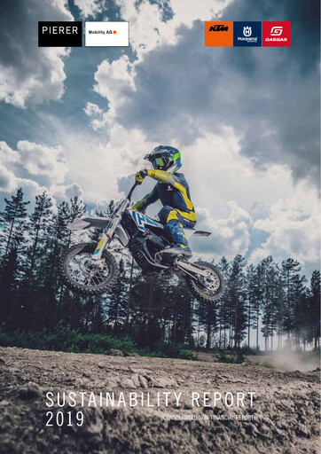 Miniature PIERER Mobility
 Rapport de durabilité 2019