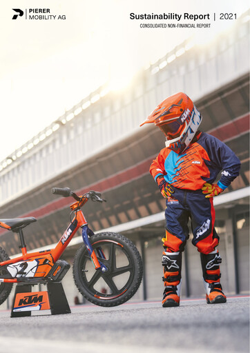 Miniature PIERER Mobility
 Rapport de durabilité 2021