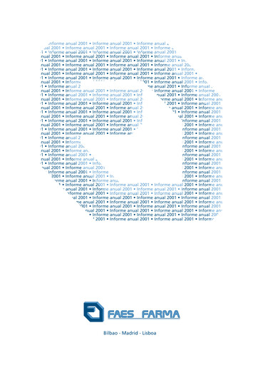 Thumbnail Faes Farma Annual Report 2001