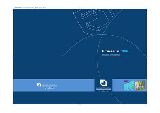 Thumbnail Faes Farma Annual Report 2007