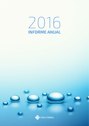 Thumbnail Faes Farma Annual Report 2016