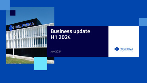 Thumbnail Faes Farma Half-year Report 2024-h1