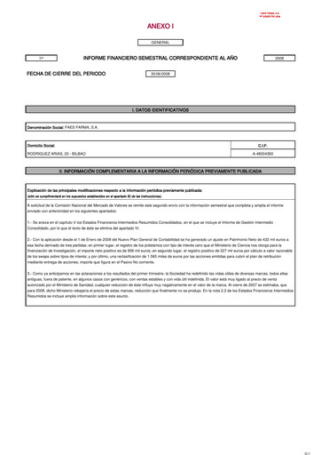 Vorschaubild Faes Farma Halbjahresbericht 2008-h1