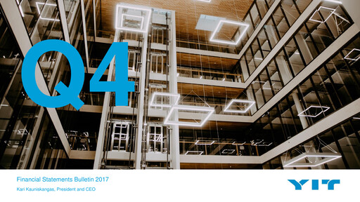 Thumbnail YIT Financial Statement 2017