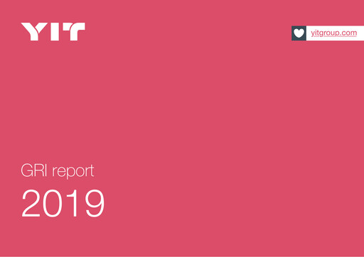 Thumbnail YIT Sustainability Report 2019