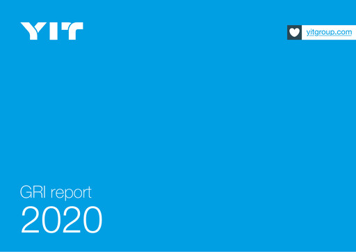 Thumbnail YIT Sustainability Report 2020