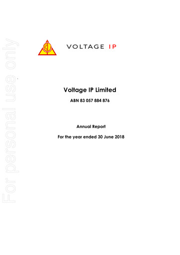 Thumbnail VIP Gloves Annual Report fy2018