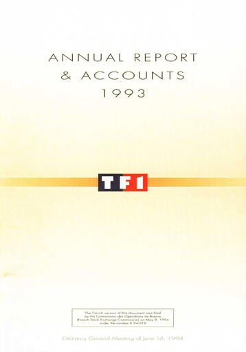 Thumbnail TF1 Annual Report 1993