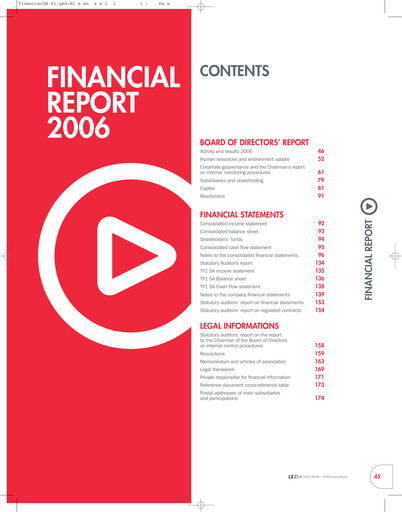 Vorschaubild TF1 Finanzbericht 2006